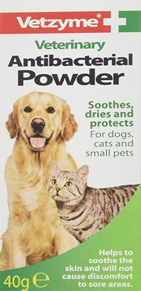 Vetzyme Antibacterial Powder Dog Treatments Vetzyme 