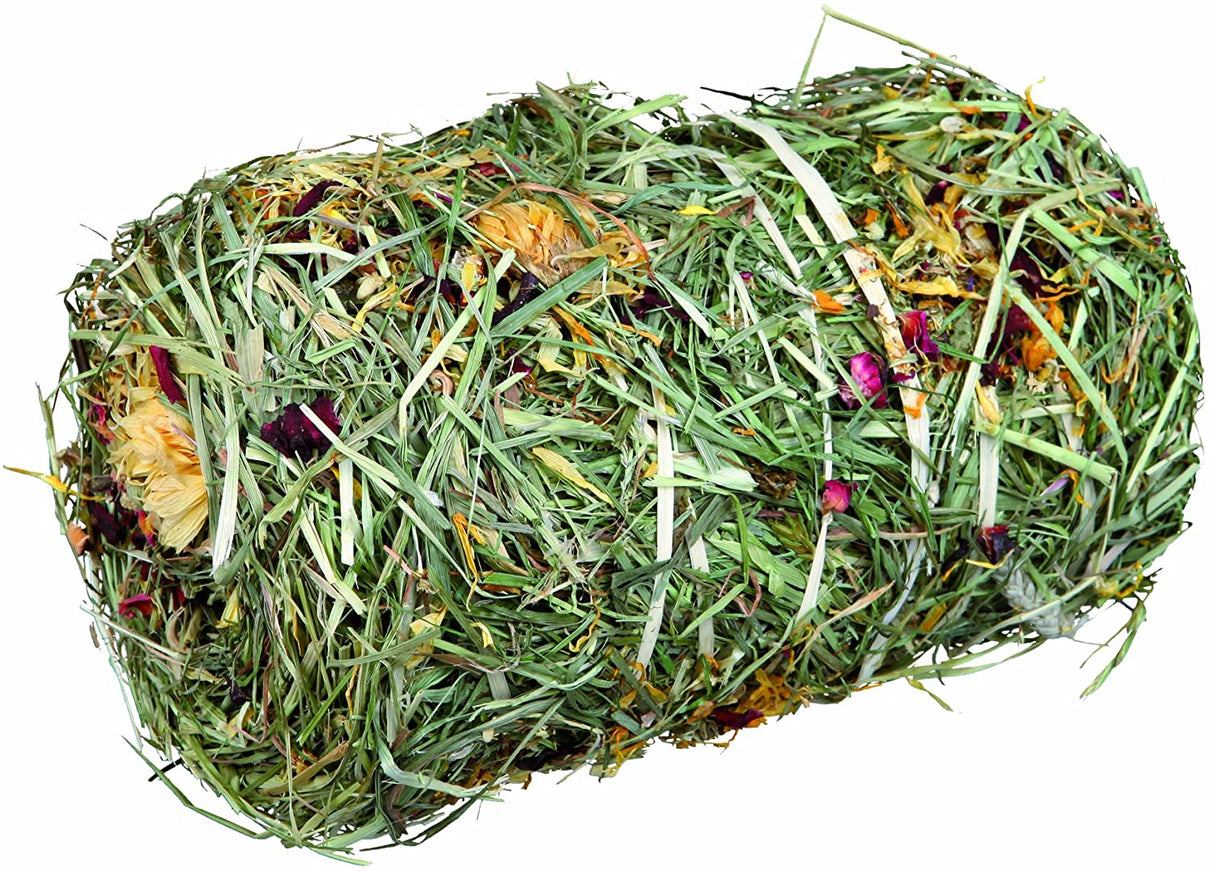 Trixie Hay Bale with Flowermix 200g Rabbit Trixie 