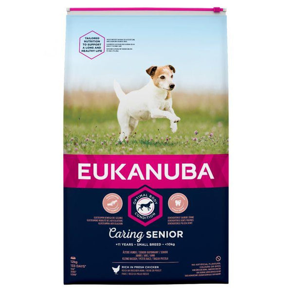 Eukanuba Senior Small Breed Chicken 12kg Dog Food Eukanuba 