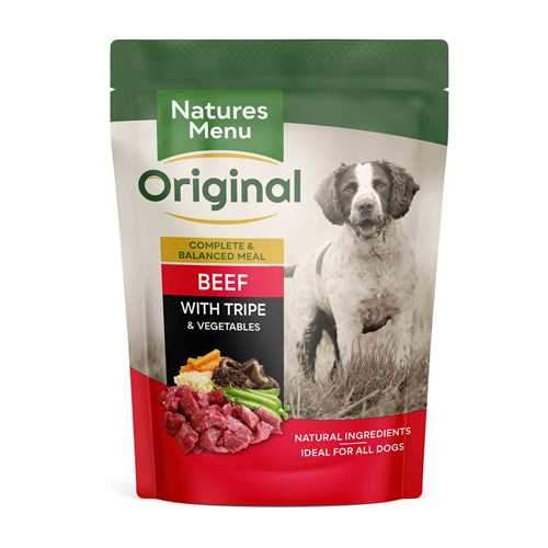 NM Beef/Tripe Complete Pouch 300g Dog Food Natures Menu 