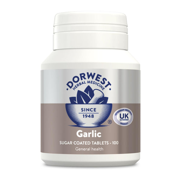 Dorwest Garlic Tablets 100 Dog Treatments Dorwest Herbs 