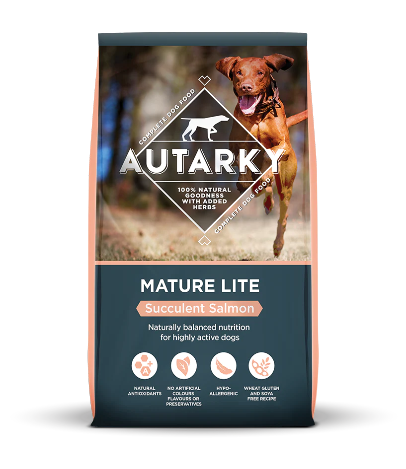 Autarky Mature Lite Salmon 12kg Dry Dog Food Autarky 
