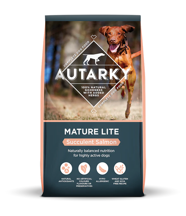 Autarky Mature Lite Salmon 12kg Dry Dog Food Autarky 