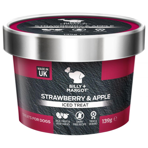 BM Strawberry & Apple Iced Treat Dog Treats Billy & Margot 