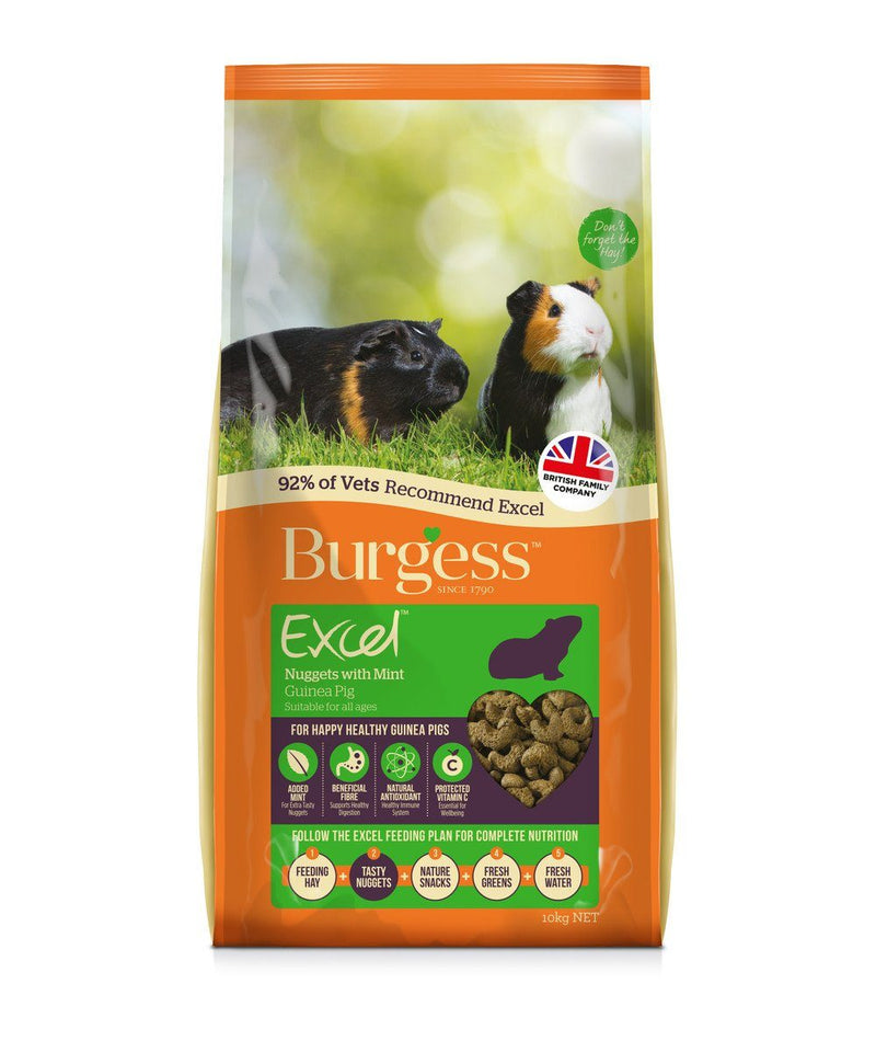 Burgess Excel Guinea Pig 10kg Bulk Bags Burgess 