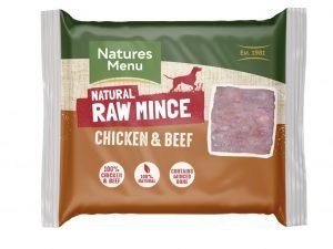 NM Chicken/Beef Block 400g Raw Dog Food Natures Menu 