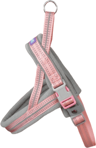 Hem & Boo Padded Harness Pink Small Collars & Leads Hem& Boo 