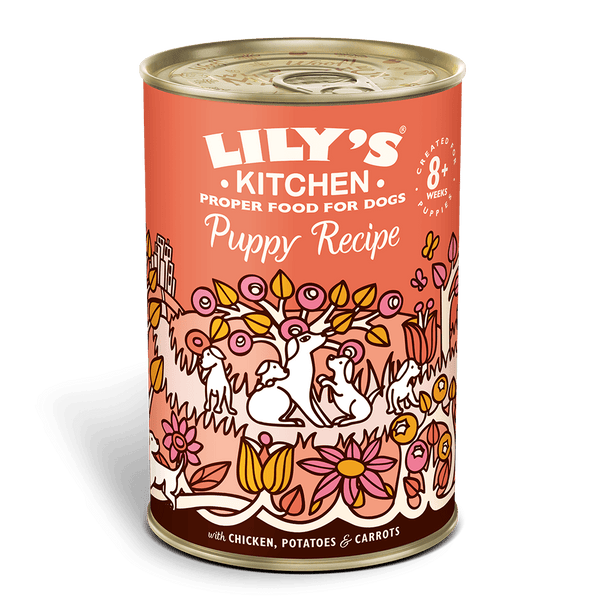 Lilys Kitchen Puppy Chicken Dinner 400g Wet Dog Food Lily's Kitchen 