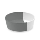 Dual Pet Bowl Grey Large Dog Bowls Tarhong 