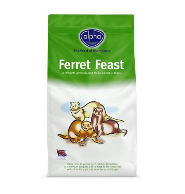 Alpha Ferret Feast 10kg Ferret Food Alpha 