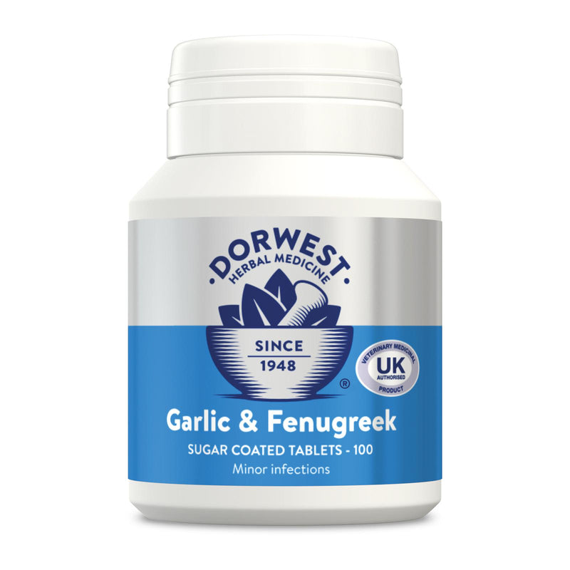 Dorwest Herbs Garlic & Fenugreek 100 Tab Dog Treatments Dorwest Herbs 
