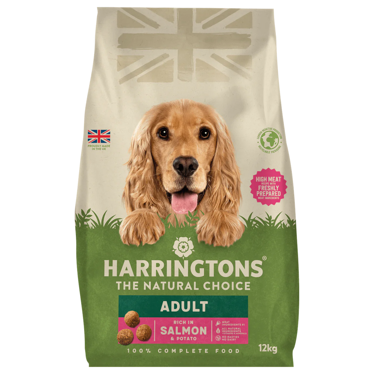 Harringtons Salmon & Potato 2kg Dry Dog Food Harringtons 