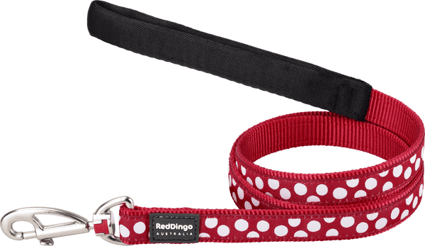 Red Dingo White Spot Red Lead 1.2M Leads Red Dingo 