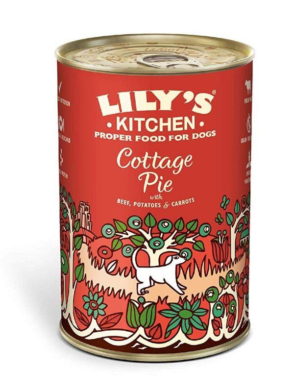 Lilys Kitchen Cottage Pie 400g Wet Dog Food Lily's Kitchen 