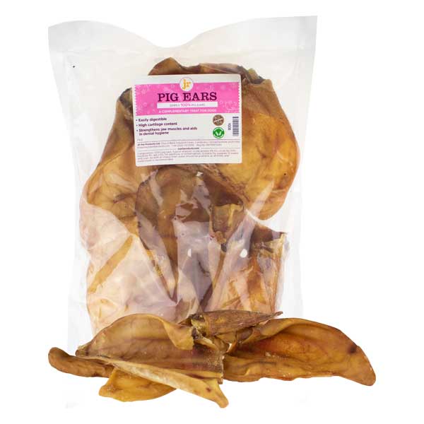 Pig Ears 50 Bag Dog Treats JR Pet Products 