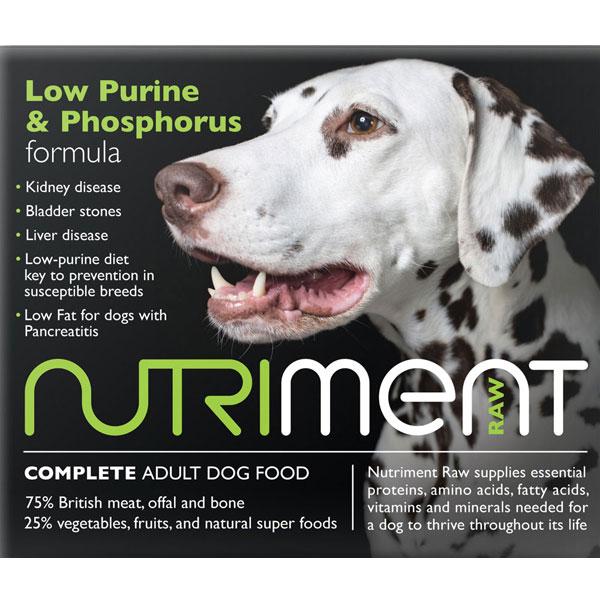 Nutriment Adult Dog Low Purine Chubb 1.4 Raw Dog Food Nutriment 