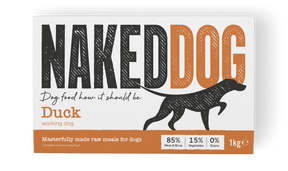 Naked Dog Working Duck 1kg Raw Dog Food Naked Dog 