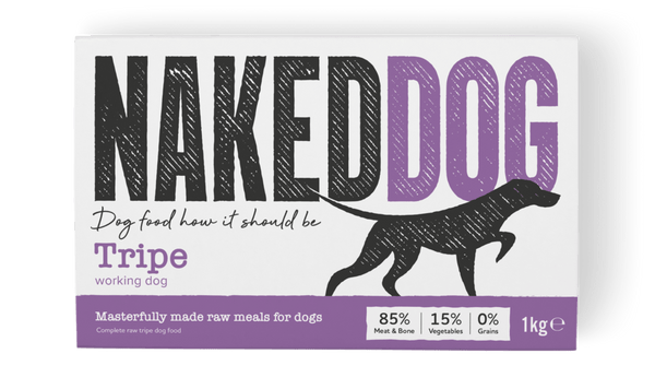 Naked Dog Working Tripe 1kg Raw Dog Food Naked Dog 