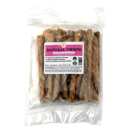 JR Natural Twists Beef 100g Dog Treats JR Pet Products 