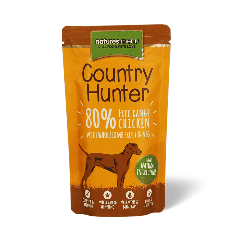 NM Country Hunter Chicken Pouch 150g Wet Dog Food Natures Menu 