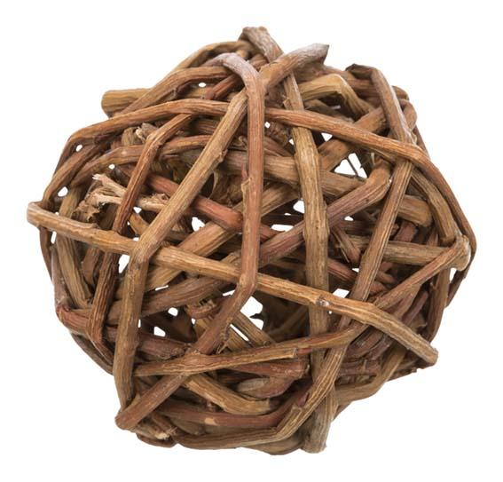 Trixie Wicker Ball 6cm Rabbit Trixie 