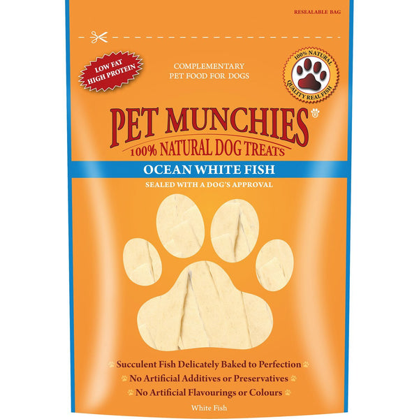 PM Ocean White Fish Dog Treats Pet Munchies 