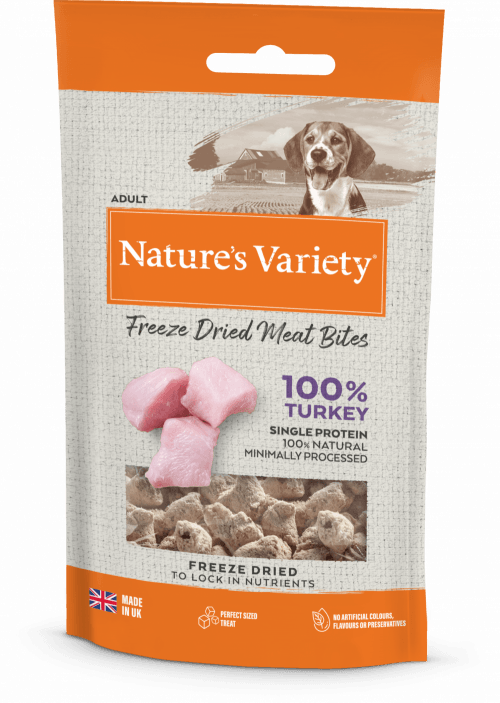 Natures Variety Turkey Meat Bites 20g Dog Treats Natures Variety 
