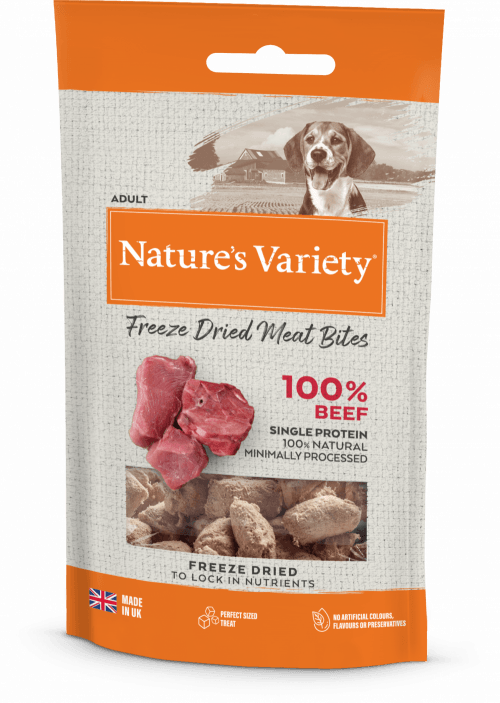 Natures Variety Beef Meat Bites 20g Dog Treats Natures Variety 