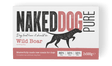 Naked Dog Pure Wild Boar 2x500g Raw Dog Food Naked Dog 