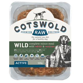 Cotswold Wild Mince Rabbit/Venison 1kg Raw Dog Food Cotswold Raw 