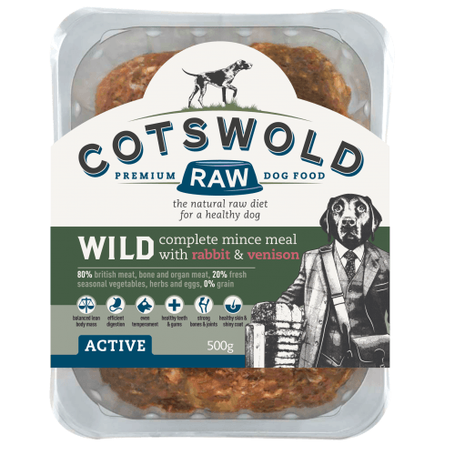 Cotswold Wild Mince Rabbit/Venison 1kg Raw Dog Food Cotswold Raw 