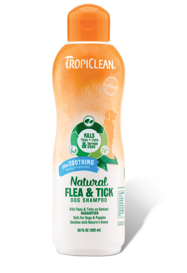 Tropiclean Flea/Tick Shampoo Soothing Dog Grooming TropiClean 