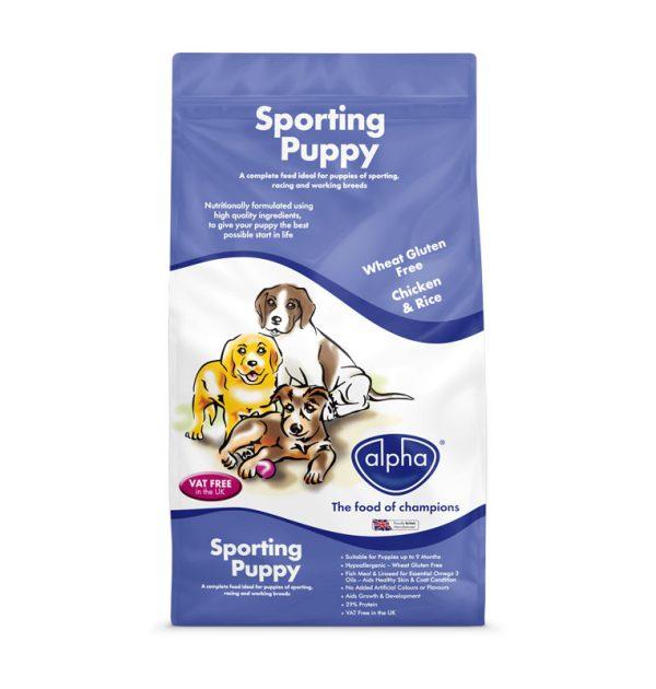 Alpha Sporting Puppy 15kg Dry Dog Food Alpha 