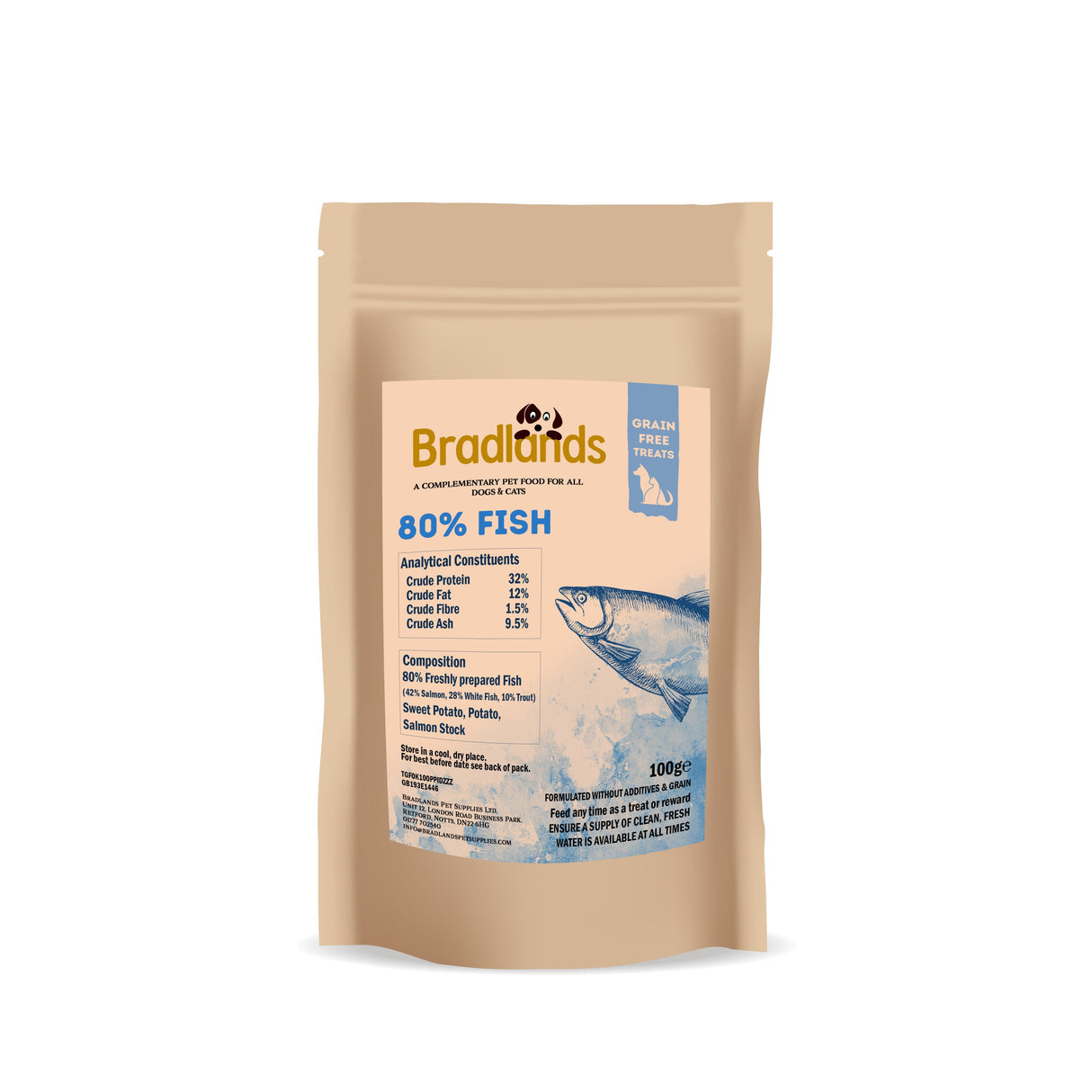 Bradlands Fish Treats Dog Treats Bradlands 