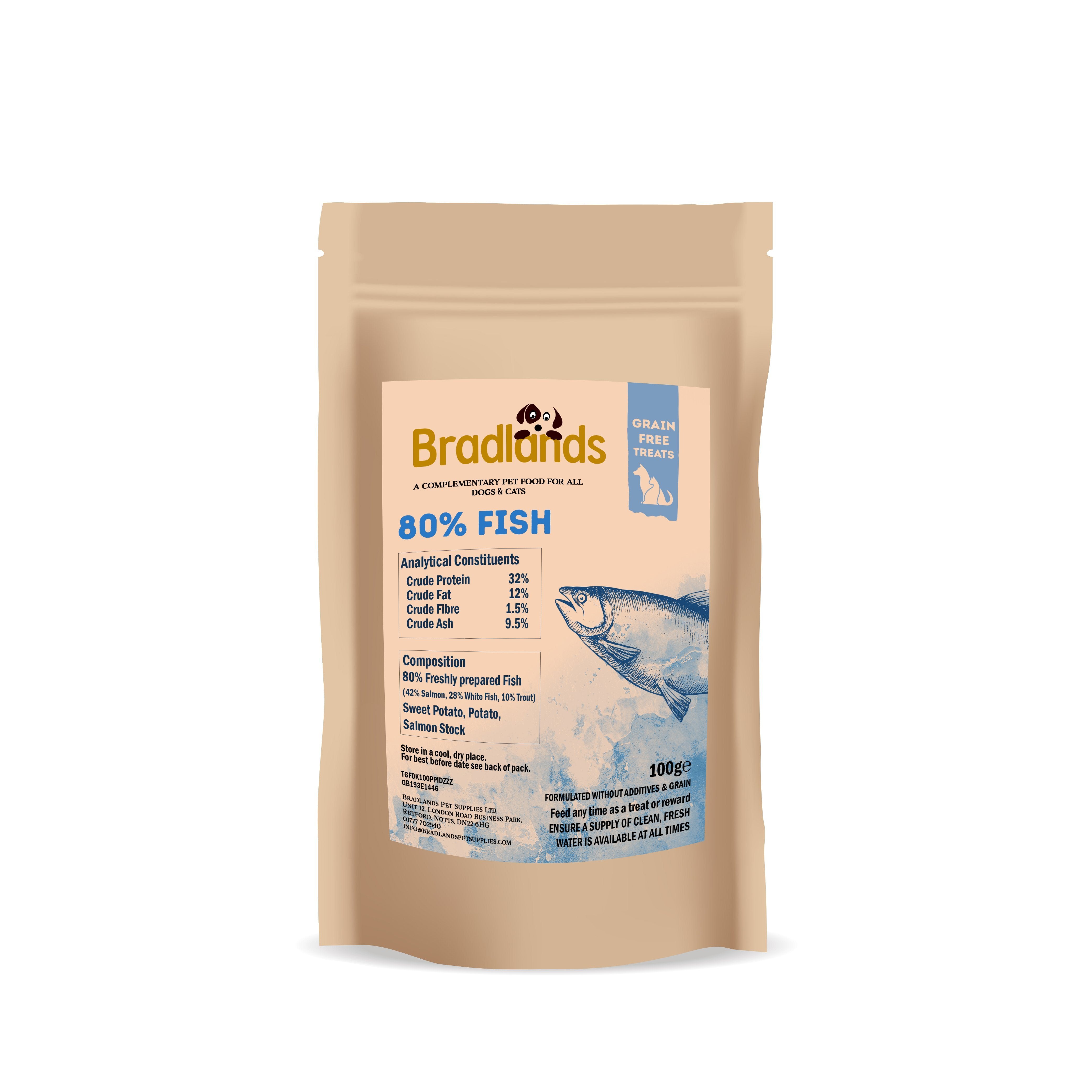 Bradlands Fish Treats 100g Bradlands Pet Supplies