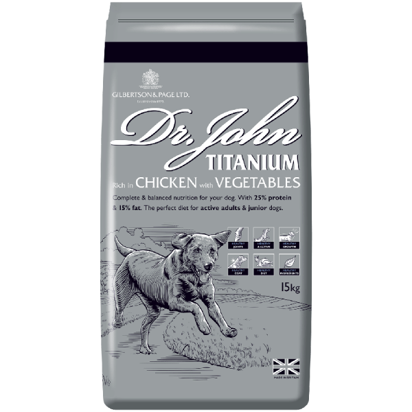 Dr John Titanium 15kg Bulk Dog Food Dr John 