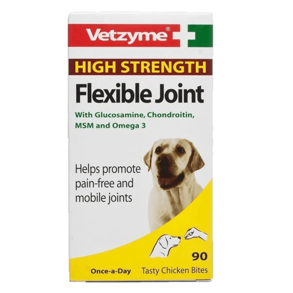 Vetzyme High Strength Flexible Joint 90 Dog Treatments Vetzyme 
