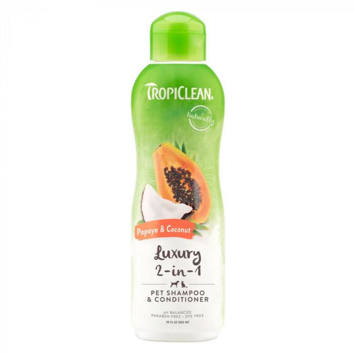 Tropiclean Papaya/Coconut Shampoo 355ml Dog Grooming TropiClean 