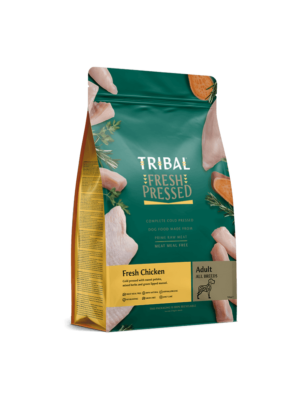 Tribal Cold Pressed Chicken Adult 2.5kg Dry Dog Food Tribal 