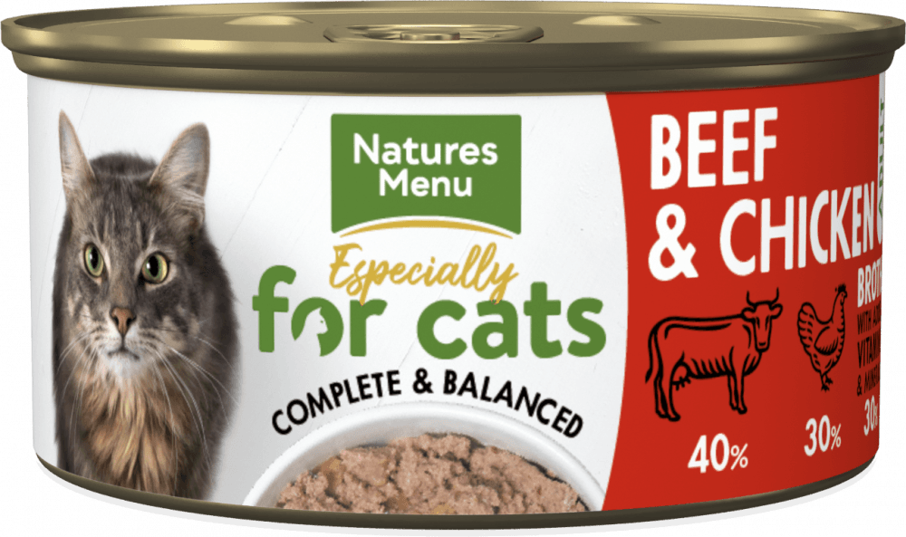 Natures Menu Cat Beef/Chicken 85g Wet Cat Food Natures Menu 