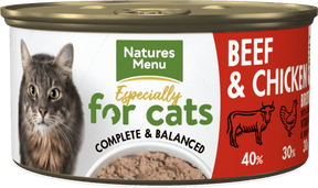 Natures Menu Cat Beef/Chicken 85g Wet Cat Food Natures Menu 