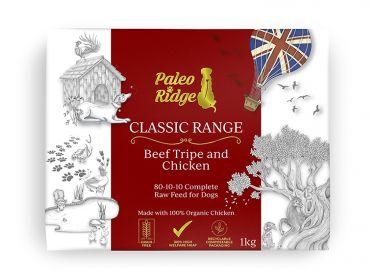 Paleo Ridge Beef Tripe & Chicken 1kg Raw Dog Food Paleo Ridge 