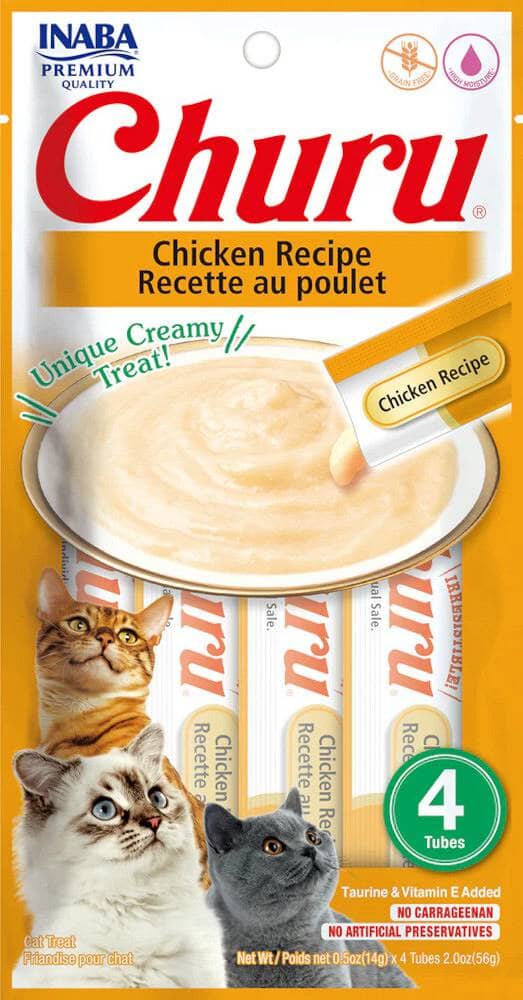 Churu for Cats Chicken Recipe 4x14g Churu 