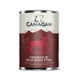 Canagan Venison/Wild Boar Stew Can 400g Wet Dog Food Canagan 