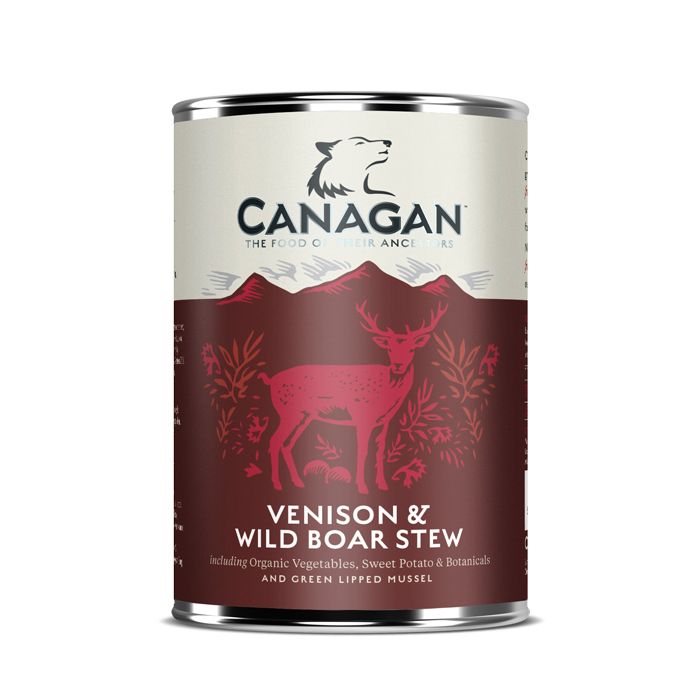 Canagan Venison/Wild Boar Stew Can 400g Wet Dog Food Canagan 