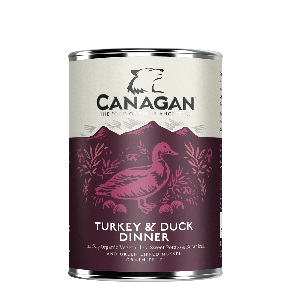 Canagan Dog Can Turkey/Duck Dinner 400g Wet Dog Food Canagan 