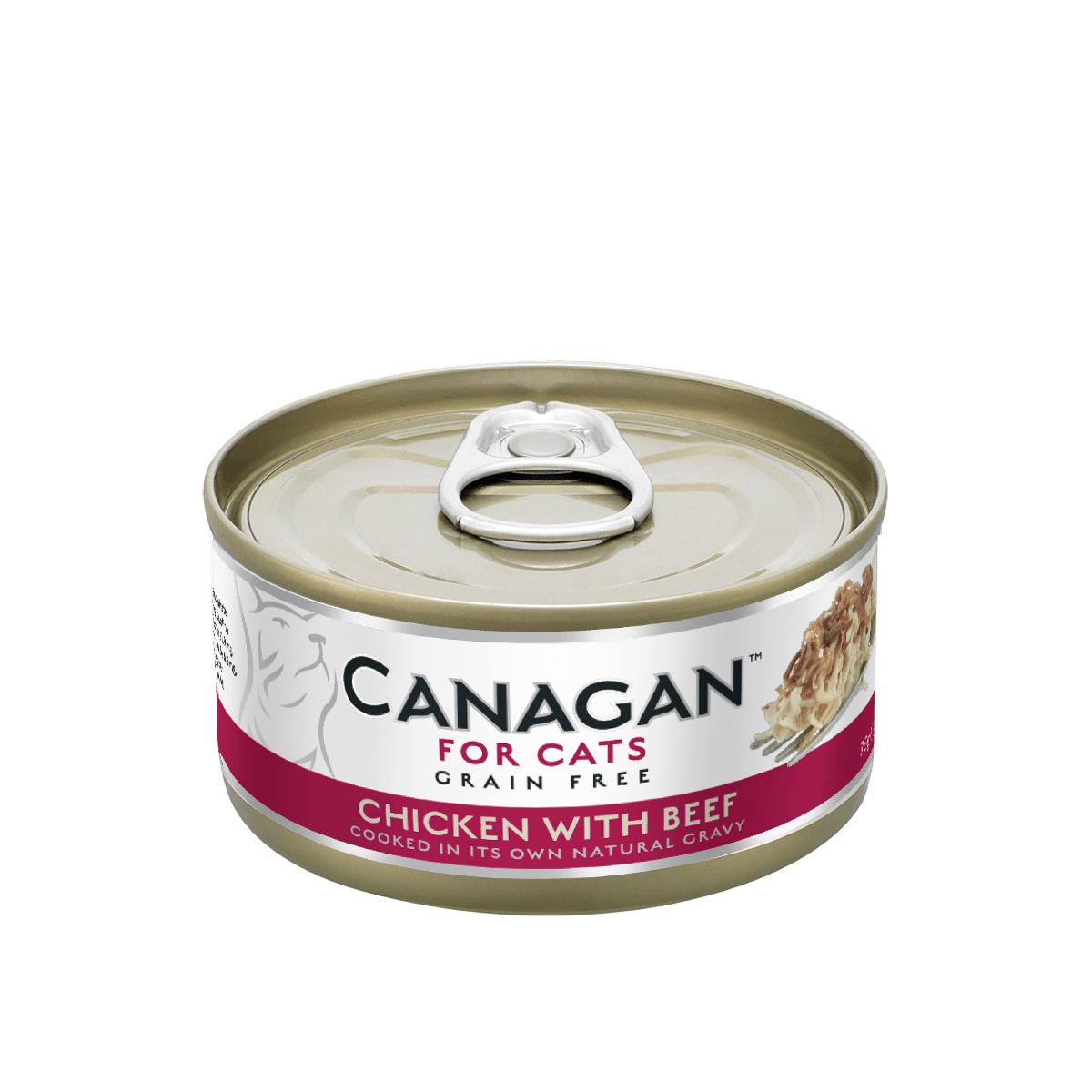 Canagan Cat Can Chicken/Beef 75g Wet Cat Food Canagan 