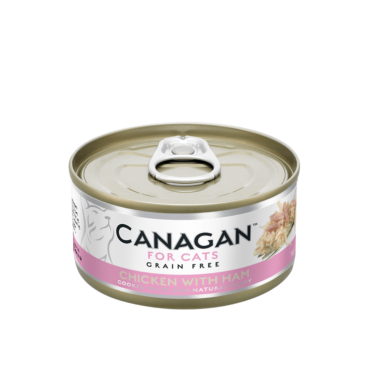 Canagan Cat Can Chicken/Ham 75g Wet Cat Food Canagan 