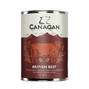 Canagan Dog Can British Beef 400g Wet Dog Food Canagan 