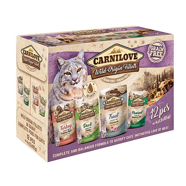 Carnilove Cat Pouch Multipack Wet Cat Food Carnilove 